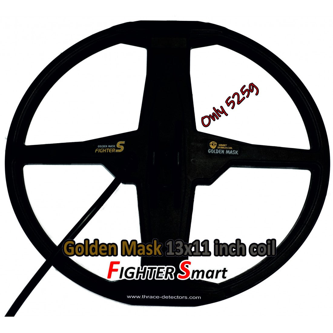 Golden Mask Smart Fighter II Search Coil 13x11"